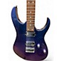 Used Ibanez GRG121SP Blue Metal Chameleon Solid Body Electric Guitar