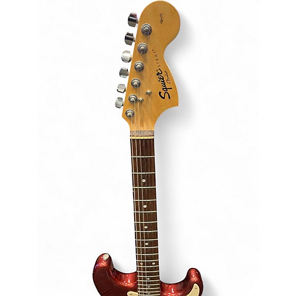 Used Squier Affinity Stratocaster Red Solid Body Electric Guitar