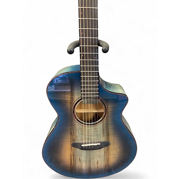 Used Breedlove PURSUIT EX S CONCERT BE CE BLUE Acoustic Electric Guitar