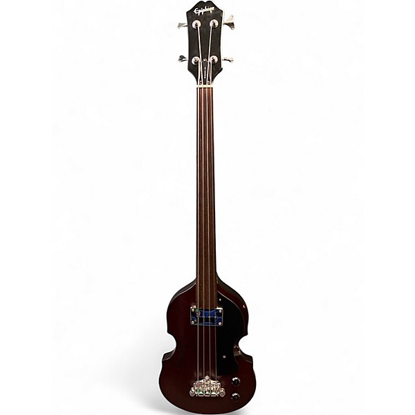Used Epiphone EB1 Cherry Red Electric Bass Guitar