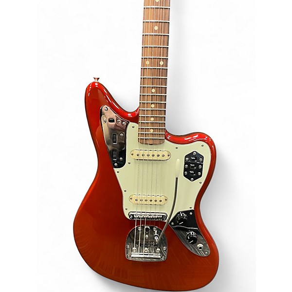Used Fender Classic Player Jaguar Special Candy Apple Red Solid Body Electric Guitar