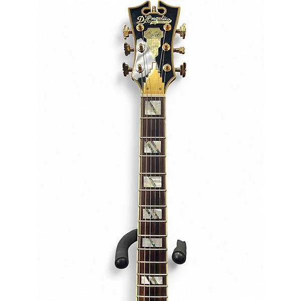 Used D'Angelico EX-SS Black Hollow Body Electric Guitar