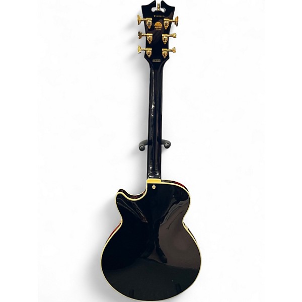 Used D'Angelico EX-SS Black Hollow Body Electric Guitar