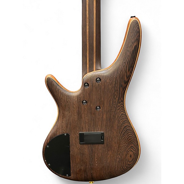 Used Ibanez SR5000 Wenge/Bubinga Oil Finish Electric Bass Guitar