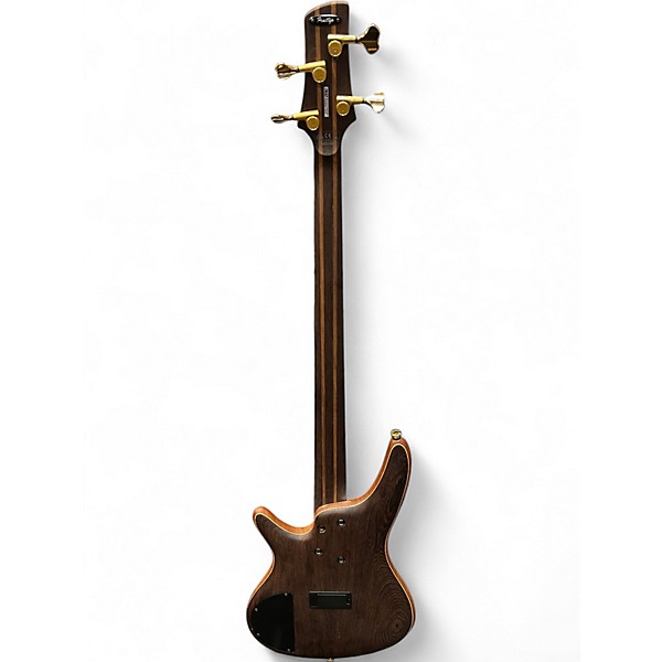 Used Ibanez SR5000 Wenge/Bubinga Oil Finish Electric Bass Guitar