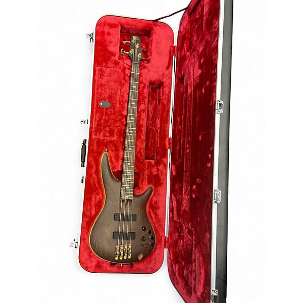 Used Ibanez SR5000 Wenge/Bubinga Oil Finish Electric Bass Guitar