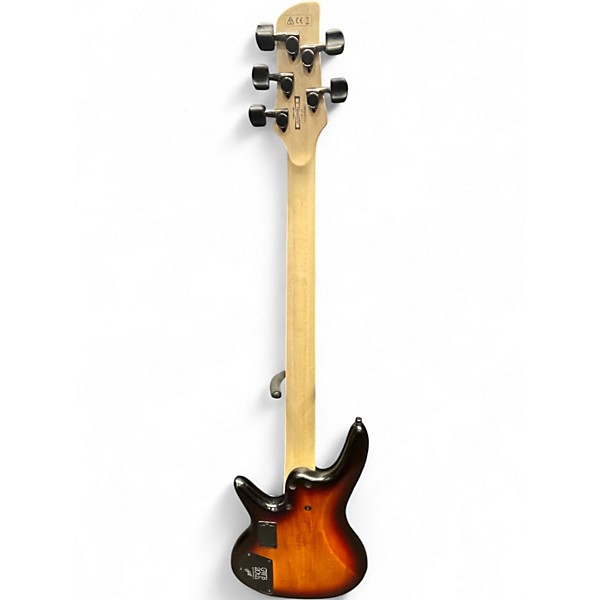Used Ibanez GWB205 Gary Willis Signature Tequila Sunrise Flat Electric Bass Guitar