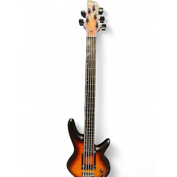 Used Ibanez GWB205 Gary Willis Signature Tequila Sunrise Flat Electric Bass Guitar