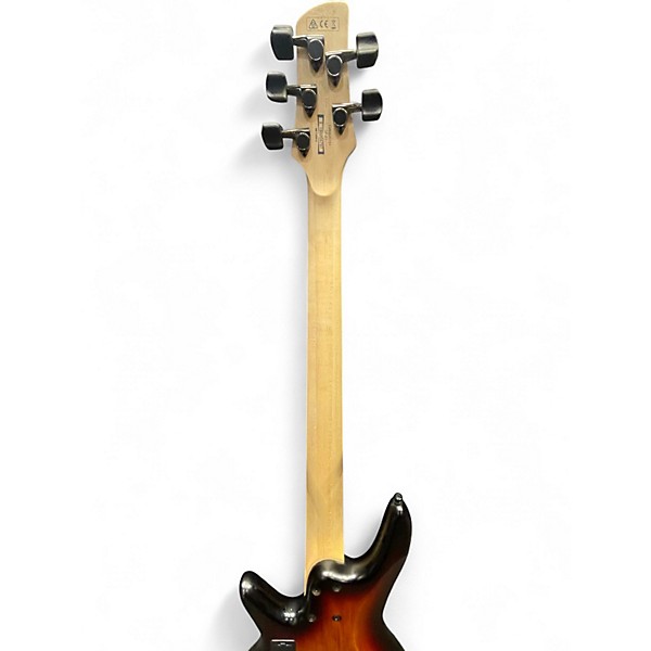 Used Ibanez GWB205 Gary Willis Signature Tequila Sunrise Flat Electric Bass Guitar