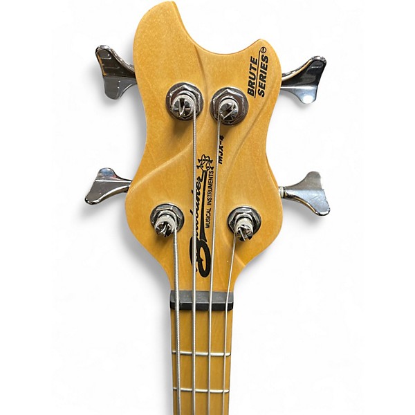 Used Brubaker MJX4 Alpine White Electric Bass Guitar