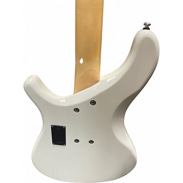 Used Brubaker MJX4 Alpine White Electric Bass Guitar