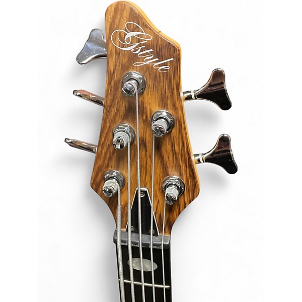 Used G Style 4 STRING MOD Natural Electric Bass Guitar