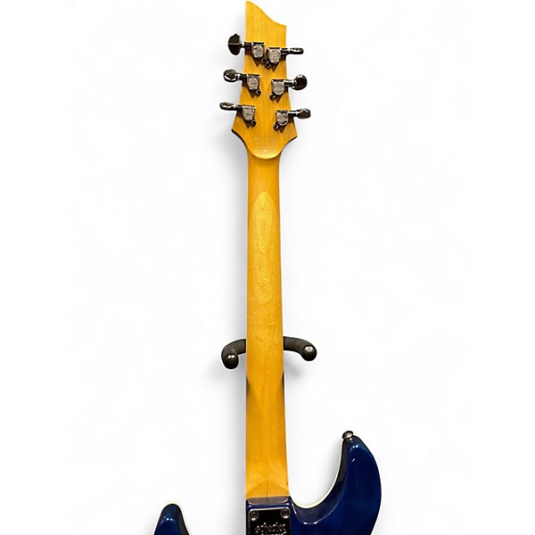 Used Schecter Guitar Research Omen Extreme 6 Ocean Blue Burst Solid Body Electric Guitar