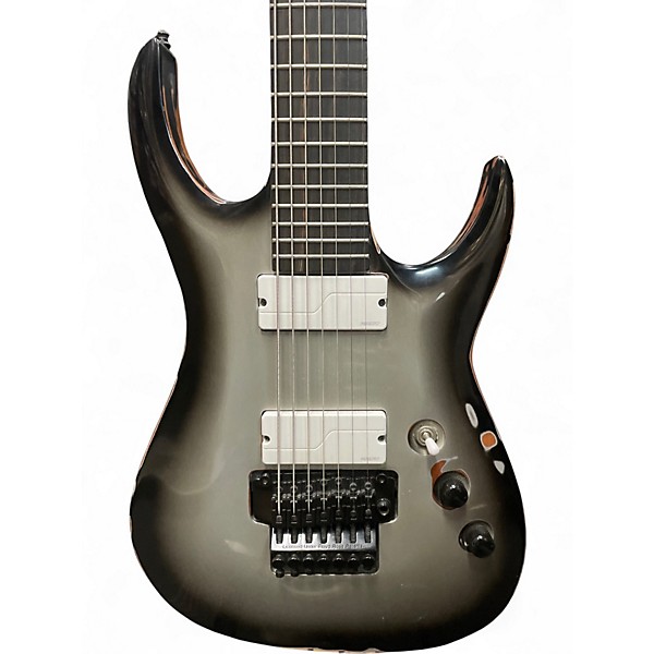 Used Agile interceptor 727 Silverburst Solid Body Electric Guitar