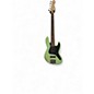 Used Fender Deluxe Active Jazz Bass V 5 String Surf Pearl Green Electric Bass Guitar thumbnail