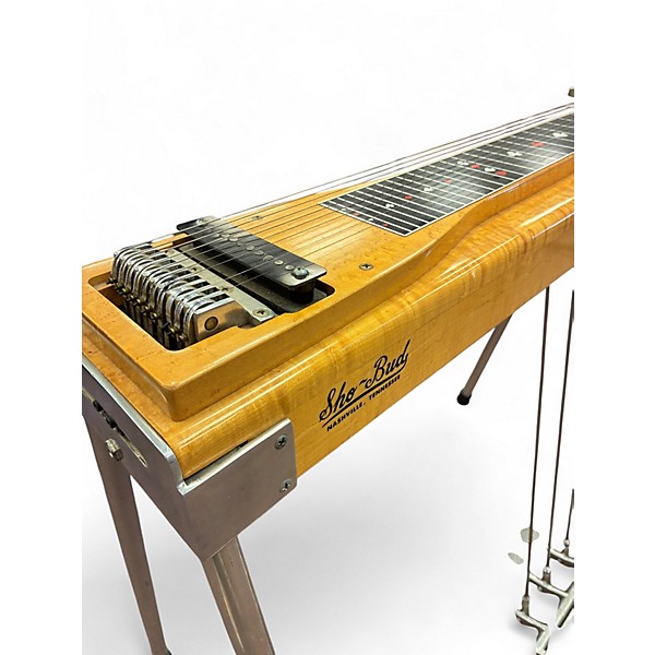 Vintage 1970s Shobud Maverick birdseye maple Lap Steel