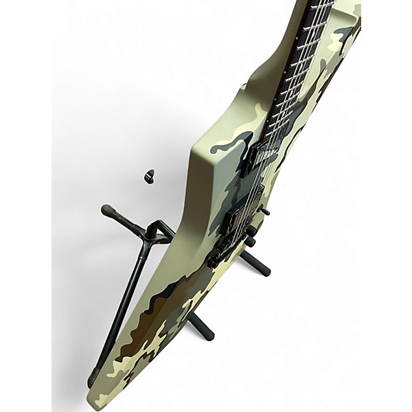 Used ESP LTD James Hetfield Snakebyte Camo Solid Body Electric Guitar