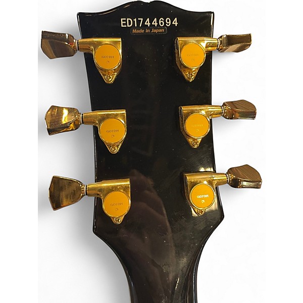 Used Edwards e-lp-ctm/p Black Solid Body Electric Guitar