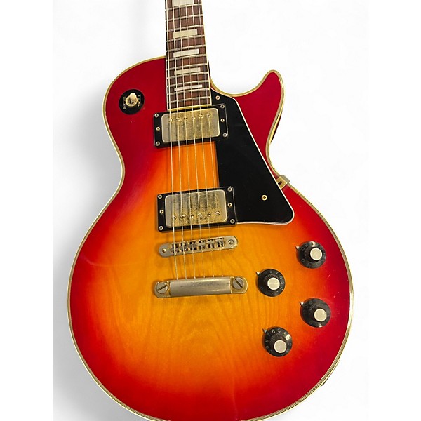 Vintage 1970s Aria mach-1 Cherry Sunburst Solid Body Electric Guitar