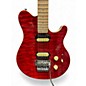 Used Sterling by Music Man SUB SERIES AXIS Trans Red Solid Body Electric Guitar