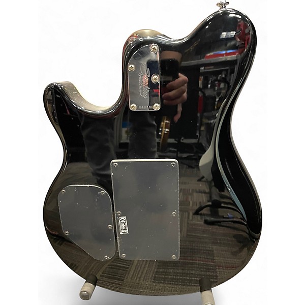 Used Sterling by Music Man SUB SERIES AXIS Trans Red Solid Body Electric Guitar