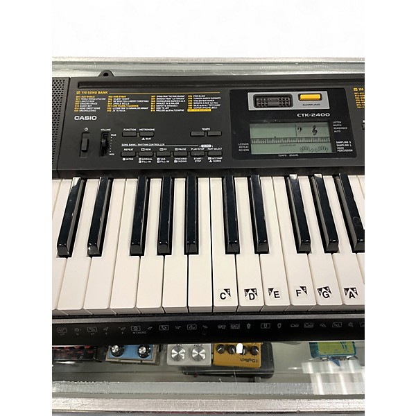Used Casio CTK2400 61-Key Portable Keyboard