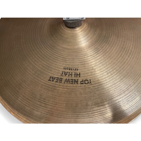 Used Zildjian 15in New Beat Hi Hat Top Cymbal
