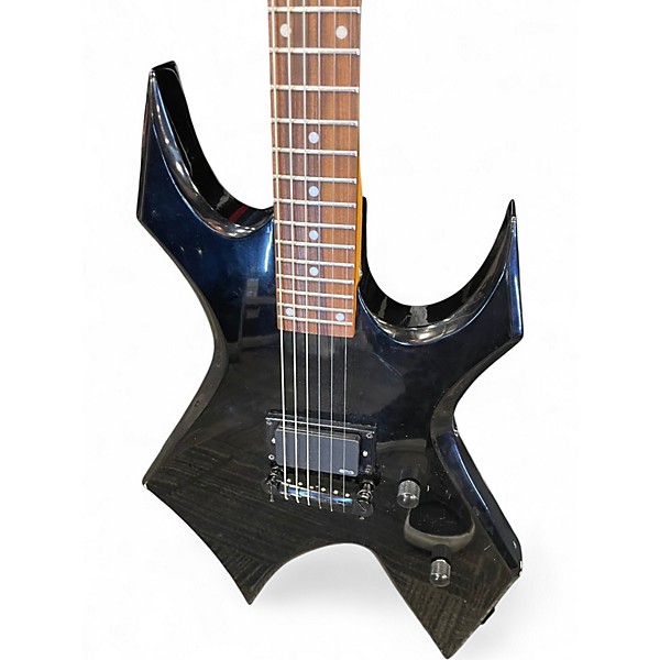 Used B.C. Rich Bronze Series Warlock Black Solid Body Electric Guitar