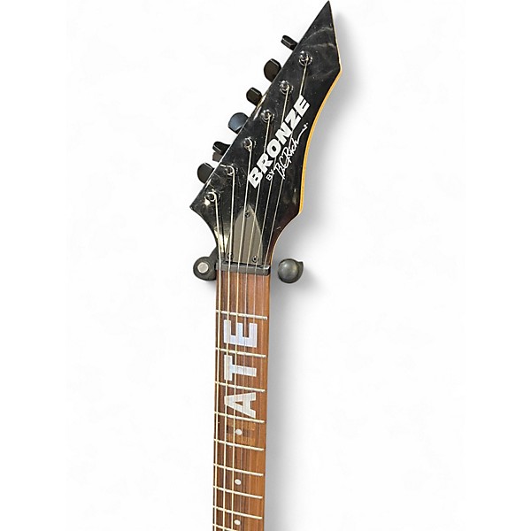 Used B.C. Rich Bronze Series Warlock Black Solid Body Electric Guitar