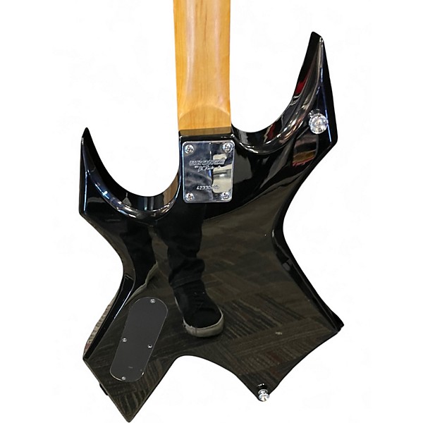 Used B.C. Rich Bronze Series Warlock Black Solid Body Electric Guitar
