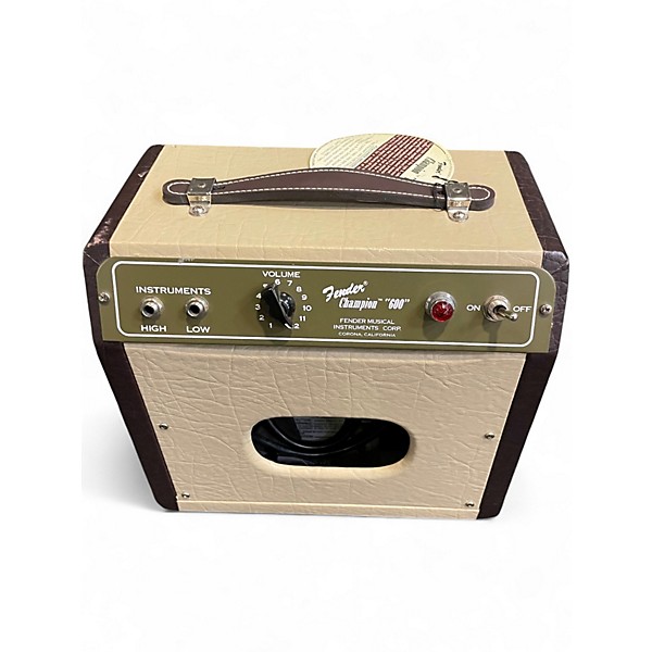 Used Fender Champion 600 5W 1X6 Tube Guitar Combo Amp