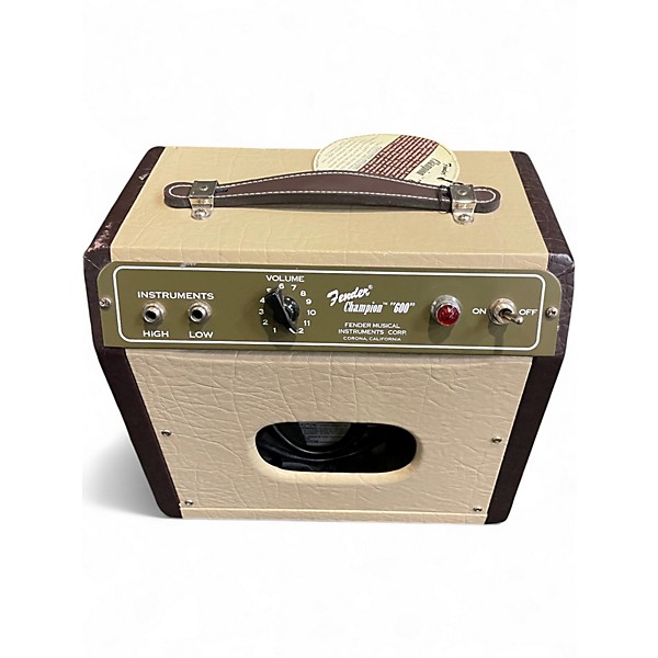 Used Fender Champion 600 5W 1X6 Tube Guitar Combo Amp