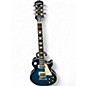 Used Epiphone Les Paul Standard Pro Transparent Blue Solid Body Electric Guitar thumbnail