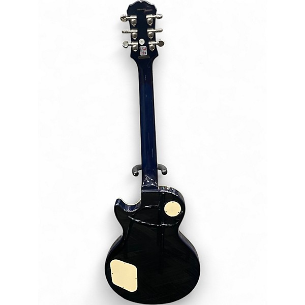 Used Epiphone Les Paul Standard Pro Transparent Blue Solid Body Electric Guitar