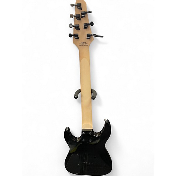 Used Jackson DINKY 7 STRING Black Solid Body Electric Guitar