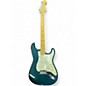 Vintage 1984 Fender American Deluxe Stratocaster Plus Carribean Blue Solid Body Electric Guitar thumbnail