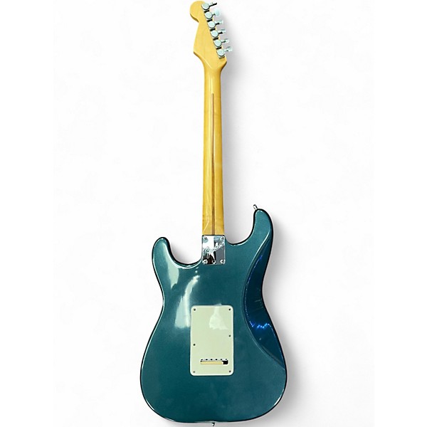 Vintage 1984 Fender American Deluxe Stratocaster Plus Carribean Blue Solid Body Electric Guitar