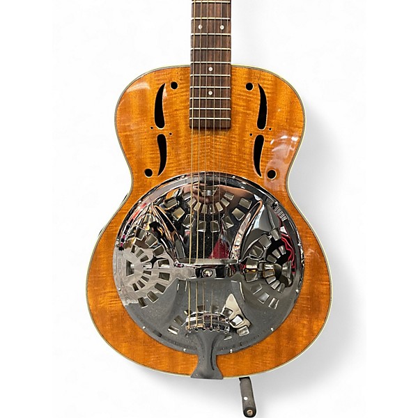 Used Galveston DR-6/3EQ Resonator Natural Acoustic Guitar