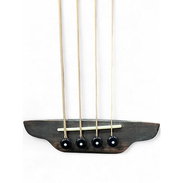 Used Luna VISTA BEAR BASS Natural Acoustic Bass Guitar