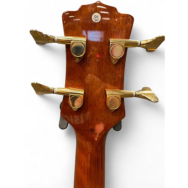 Used Luna VISTA BEAR BASS Natural Acoustic Bass Guitar