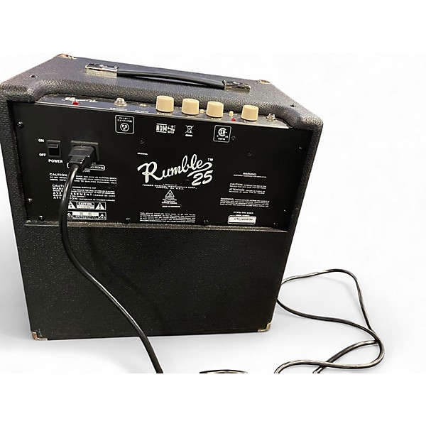 Used Fender Rumble 25 25W 1x8 Bass Combo Amp