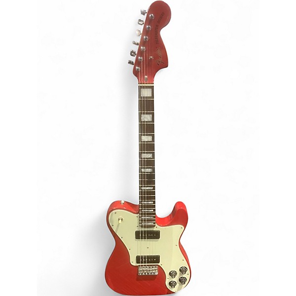 Used Fender Chris Shiflett Cleaver Telecaster Deluxe Dakota Red Solid Body Electric Guitar