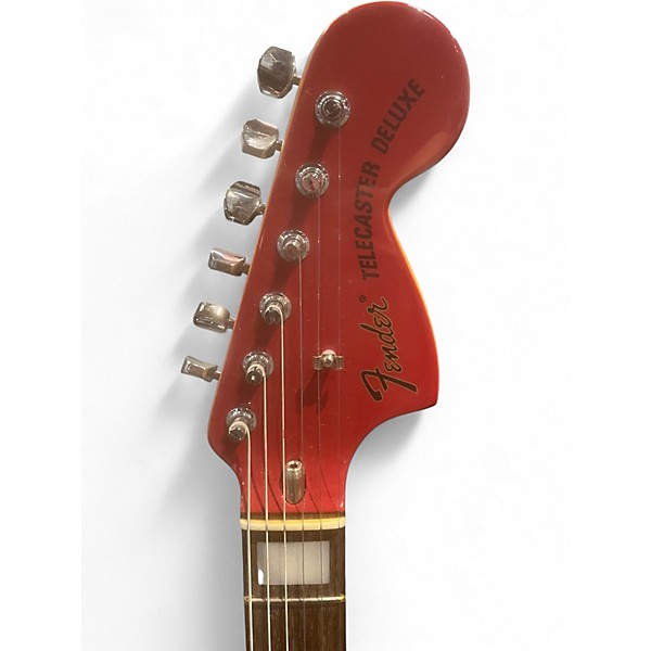 Used Fender Chris Shiflett Cleaver Telecaster Deluxe Dakota Red Solid Body Electric Guitar