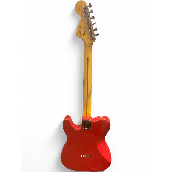 Used Fender Chris Shiflett Cleaver Telecaster Deluxe Dakota Red Solid Body Electric Guitar