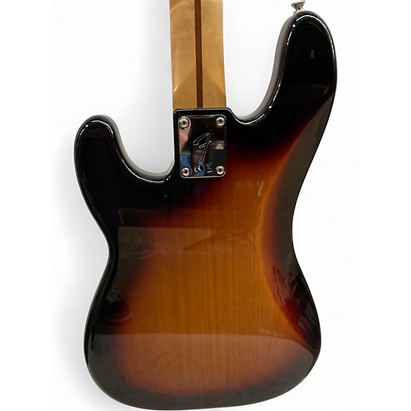 Used Fender Player Precision Bass 3 Tone Sunburst Electric Bass Guitar