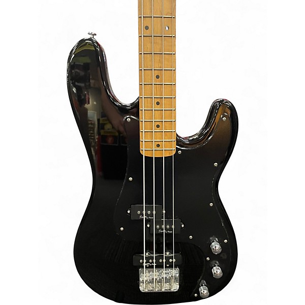 Used Squier Precision Bass Special Black Electric Bass Guitar
