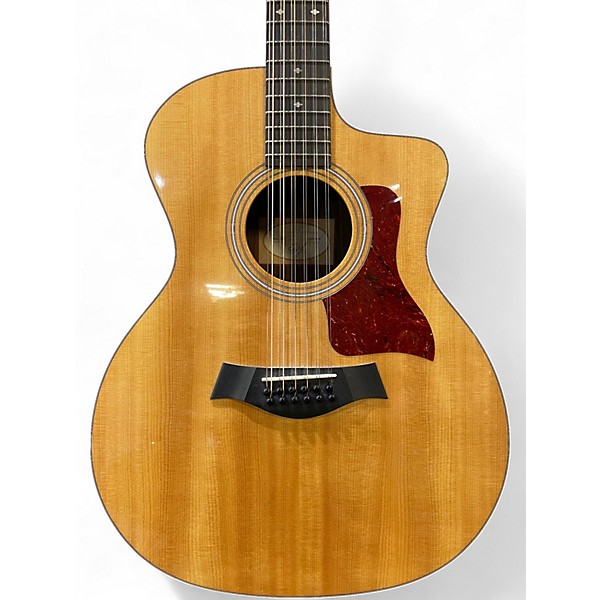 Used Taylor 254ce DLX Natural 12 String Acoustic Electric Guitar