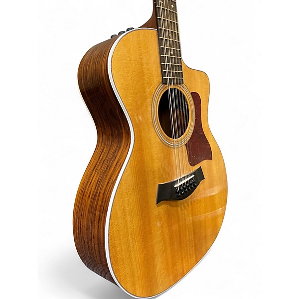 Used Taylor 254ce DLX Natural 12 String Acoustic Electric Guitar