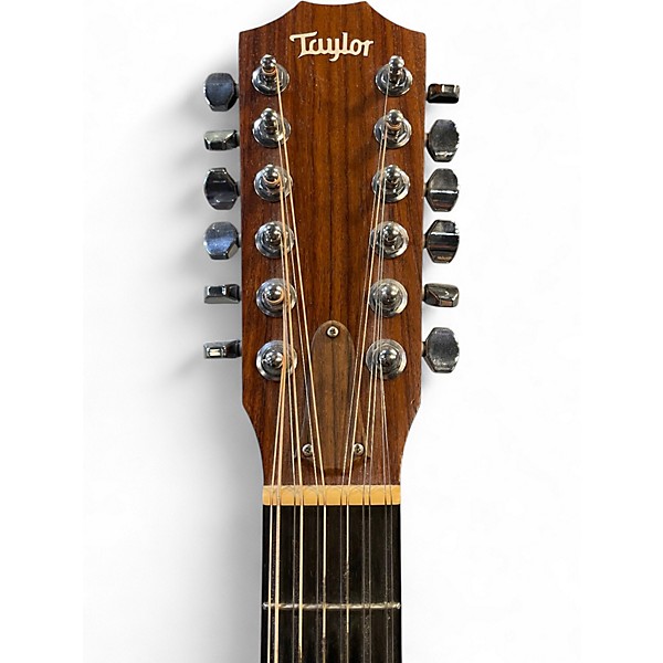 Used Taylor 254ce DLX Natural 12 String Acoustic Electric Guitar