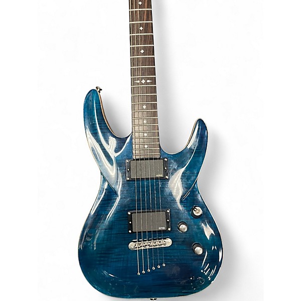 Used DBZ Guitars Barchetta Trans Blue Solid Body Electric Guitar